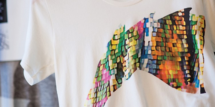 Brazilian-born designer Paula Cademartori’s glamour T-shirt for women