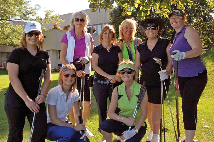 Seventy-four golfers attended this year’s annual Ladies on the Links Golf Tournament — a substantial increase from last year’s event
