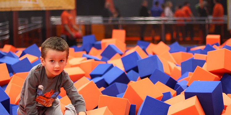 Kids of all ages can enjoy endless fun at Sky Zone, where unique activities will keep them entertained and in shape
