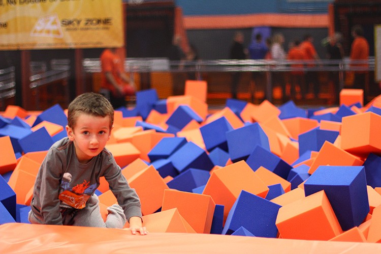 Kids of all ages can enjoy endless fun at Sky Zone, where unique activities will keep them entertained and in shape
