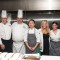John Mauro, chef Stephan Schulz, chef Doug Robertson, Brian Cheng, Toppits president Heather Gremont, chef Alanna Fleischer and Jerry Tan