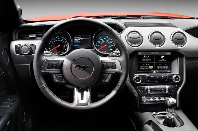 The 2015 Ford Mustang GT Interior