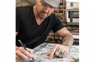 Owner of Sakred Skinz and an accomplished wildlife artist, Shawn Legrow has tattooed all manners of people, from a millionaire businessman to a priest