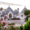 Trulli — distinct and ancient round stone huts with conical roofs — abound at Trullo Terra Dolce, as well as at Casa Romigi in Valle d’Itria