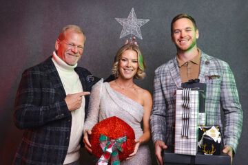 Mike Holmes, Sherry Holmes, and Mike JR Holmes